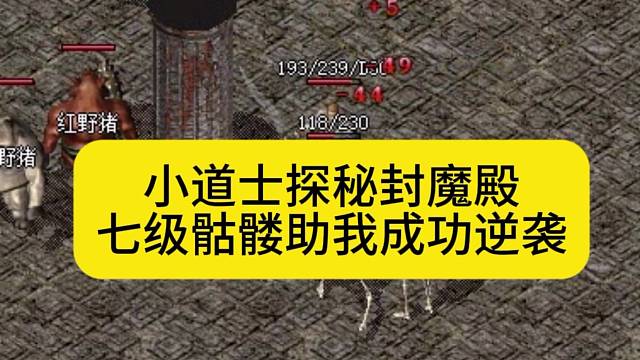 小道士探秘封魔殿，七级骷髅助我成功逆袭