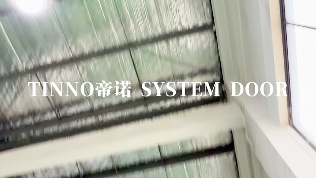 仿岩板肌理直接把入户高级感拉满#TINNO帝诺系统入户门 #别墅门 #系统