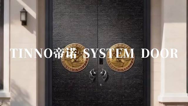 大宅标配的门面，藏着不动声色的贵气#TINNO帝诺系统入户门 #别墅门 #系统门 #上海