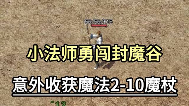 小法师勇闯封魔谷，意外收获魔法2-10魔杖