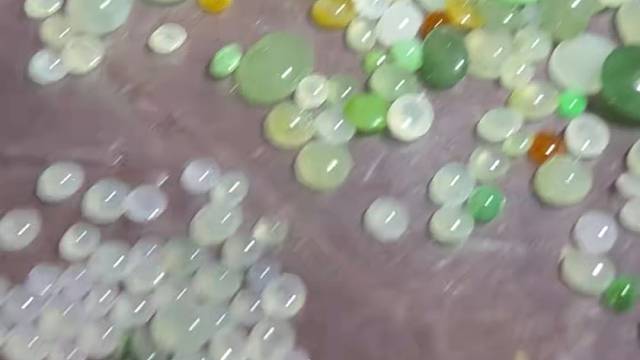 翡翠戒面裸面可镶嵌戒指吊坠耳钉