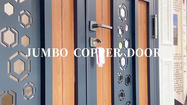 这才是治愈小院的入户仪式#中宝天一铜门 #别墅门 #铜门 #上海