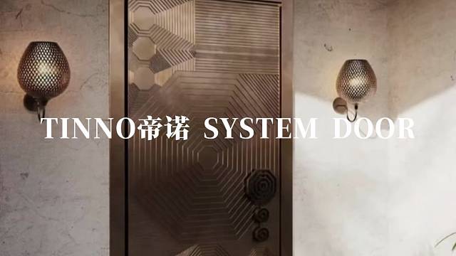 一推即是大宅的艺术序章#TINNO帝诺系统入户门 #别墅门