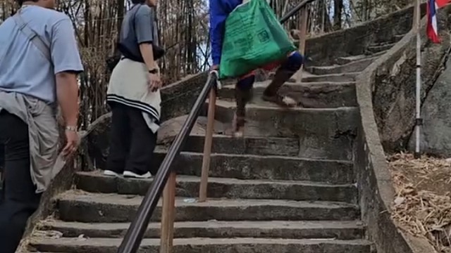 上山挑货，下山擦护栏[捂脸]