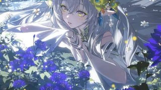 拉弥亚 启动日快乐
海是倒置的天，天是未坠的海。
潮汐替海对天说出了想念，雨线让天与海偷偷缠牵。