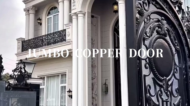 用欧式美学定义高阶审美#中宝天一铜门 #别墅门 #铜门 #上海