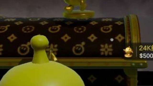 开局没多久就开出了纯金蛋仔 随后又发现个金箱子 猜猜开出了啥