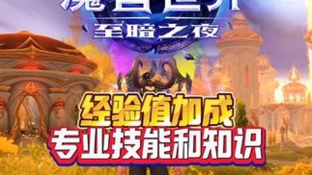 至暗之夜经验值加成—专业技能和知识 至暗之夜前夕 魔兽世界至