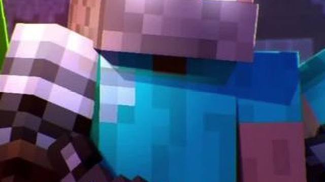 我的世界him大战史蒂夫和Dream