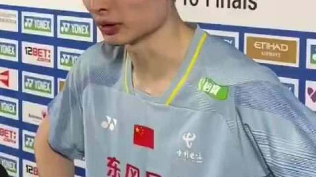石宇奇全英赛后采访
拉克什亚这场打得确实好，看了第一局感觉这场石头状态有点令人担忧，但是石头全程也是