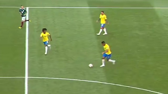 2018年1/8决赛巴西淘汰墨西哥