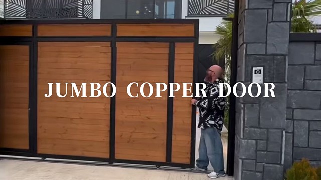 庭院门启尽显大宅的温润与秩序#中宝天一铜门 #别墅门 #铜门 #上海