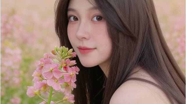 五彩油菜花