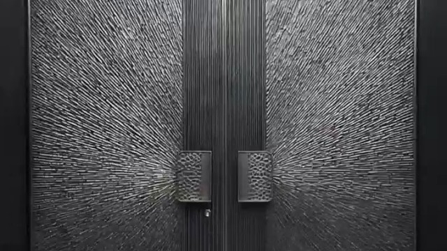 墨色铜韵，尽显东方大宅的沉稳气度#中宝天一铜门 #别墅门 #铜门 #上海