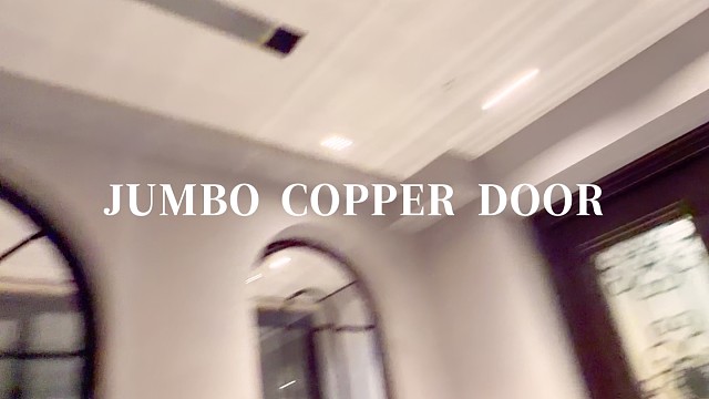 一推开门，整个家的颜值拉满#中宝天一铜门 #别墅门 #铜门 #上海