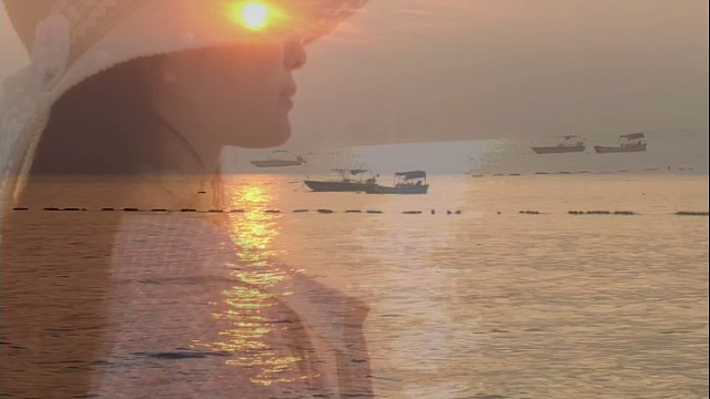 如果你也刚好抬头看日落