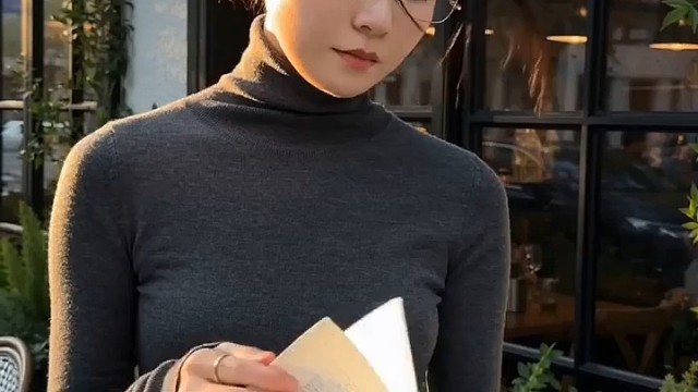 女子户外静读，沉浸书中别样世界 #读书 #你是窗外另外一片风景