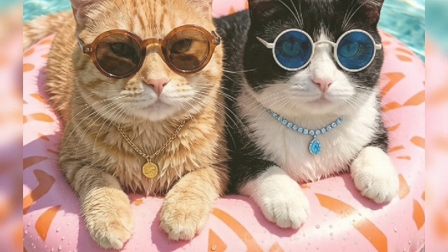 我家2个猫咪