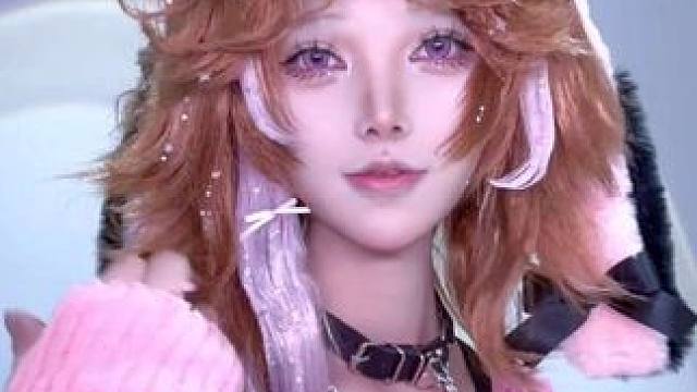 穿的越粉，跳的越狠 第一次见这么粉的黛米，实在是美萌