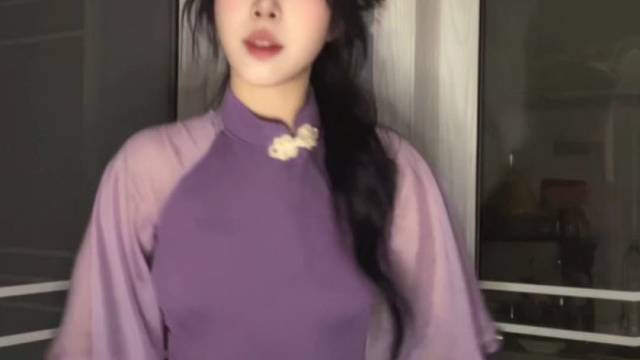 妹妹说紫色更有韵味