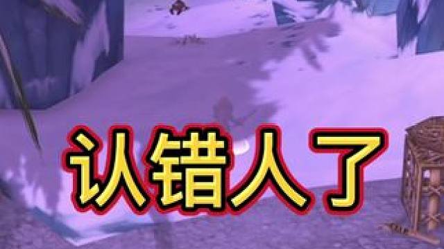 认错人了！