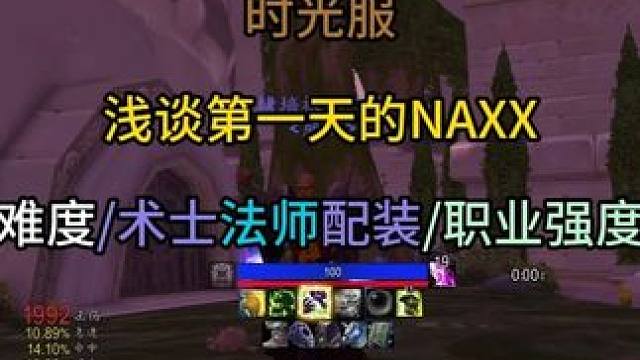 浅谈第一天的NAXX 难度/术士法师配装/职业强