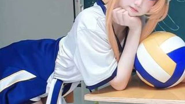 为什么我一闪一闪的
 
阳光运动可爱体操服排球