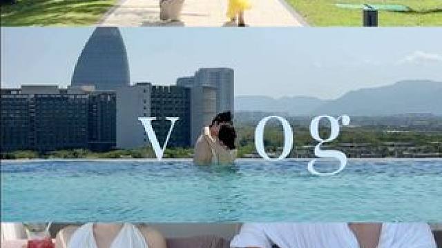 Vlog逃离城市和喜欢的人在海岛度假