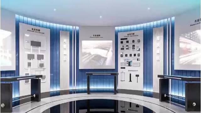 从方案设计到落地交付，用心打造每一个展厅# 展厅工程 #企业展厅建设 #展厅搭建 #设计施工一体化