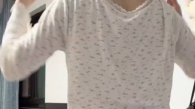 清新脱俗的这套家居服