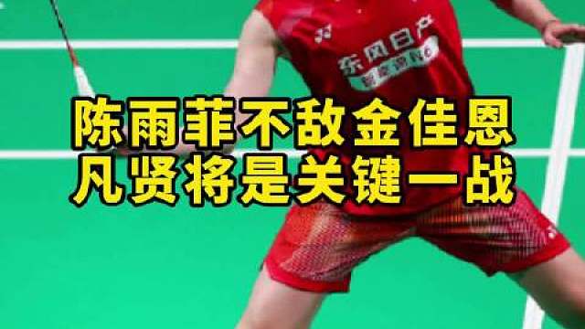 凡贤将是最关键一分了，让我们为国羽加油 ​​​