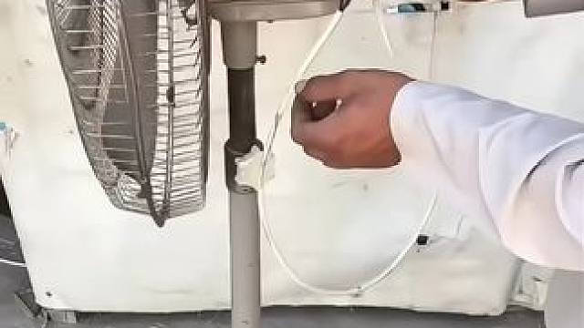 以后吹电风扇再也不用插电了 以后吹电风扇再也不用插电了