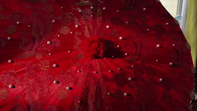 中式婚伞新娘伞手工制作