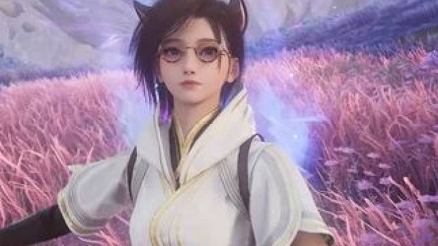 跳舞的时候猫耳朵还会一抖一抖的，太萌了