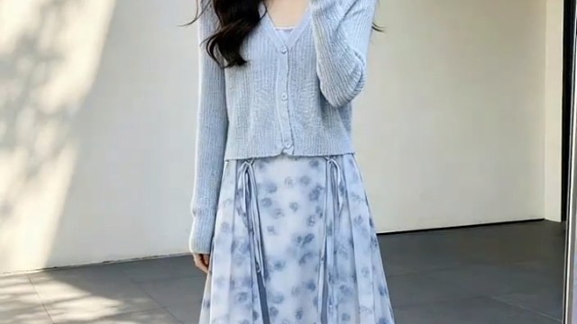 碎花裙好仙