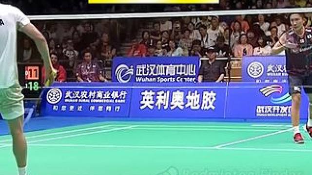 【4K羽毛球】欣赏顶尖男单的低视角对抗！2018亚锦赛纯享