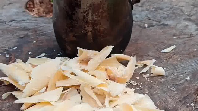 户外制作蜡烛的另一种方法#露营报告 #露营技巧报告