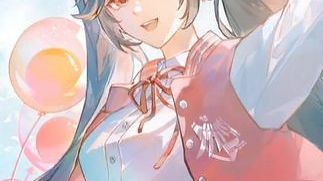 节日剧场 日光下的相约
晴空下的游乐园被阳光浸润成糖果色，鲜花、白鸟与气球交织成斑斓的幻境。