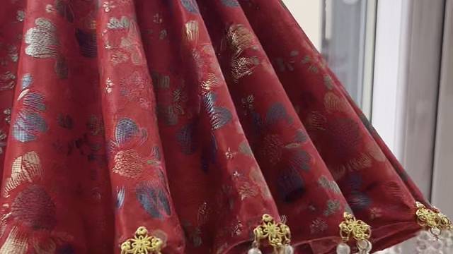 质感刺绣喜伞婚礼仪式氛围感神器