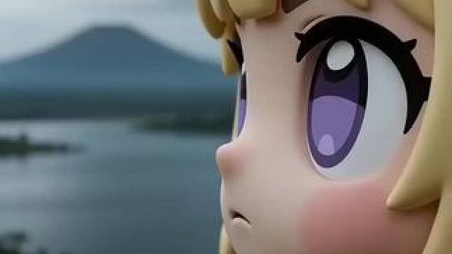 搜了一晚上黄毛女孩转头看闪电
