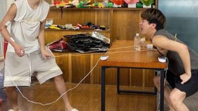 理疗仪丢水瓶挑战