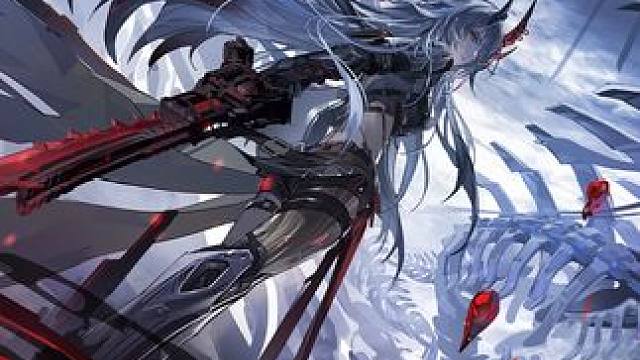 【战双帕弥什】「露西亚·逆冕」卡池动画 
即便这是条漫长又孤单的路，她仍选择直面黑暗，以血刃斩破这无