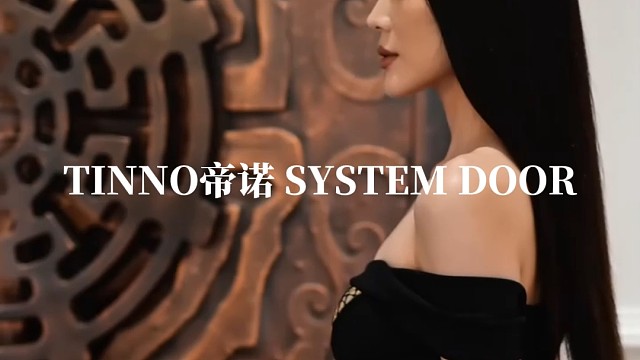 手工锻打古铜中式图腾的百年气场#TINNO帝诺系统入户门 #别墅门 #系统门 #上海