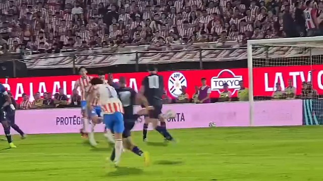 巴拉圭主场4-0零封尼加拉瓜，17分钟卡库点球破局#世界杯