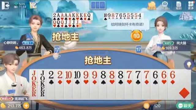 我还能抢到地主？农民：得先验资才行#棋牌