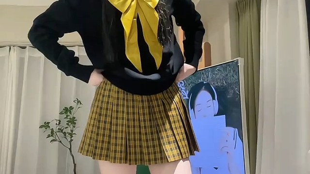 这腿真细溜