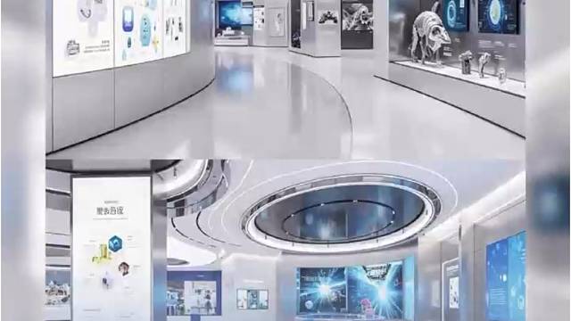 未来感拉满，这才是科技展厅该有的样子
#未来展厅 #科技美学