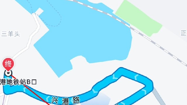台山今冈公园到旅顺新港的路上
