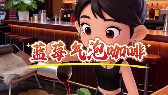 蓝莓气泡咖啡创品甄选
