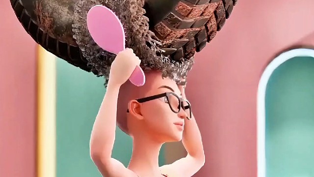 小姐姐的新发型